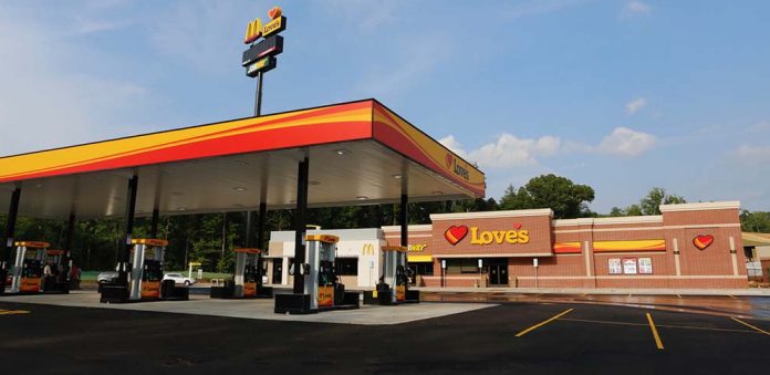 Loves gas station