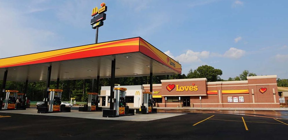 Loves gas station