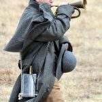 Buglers are an important part of Civil War reenactments in Oklahoma.