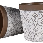 Decorative planters, $6.99 each, Ted and Debbie’s Flower Garden