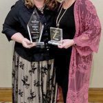 Stephanie Carel, Jessica Lyle; Annual Banquet, Edmond Chamber of Commerce