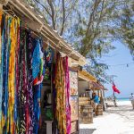 Local vendors line the beaches in this Caribbean gem.
