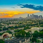 Dallas Skyline Sunset