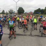 2021-07-10, gathered for annual watermelon ride
