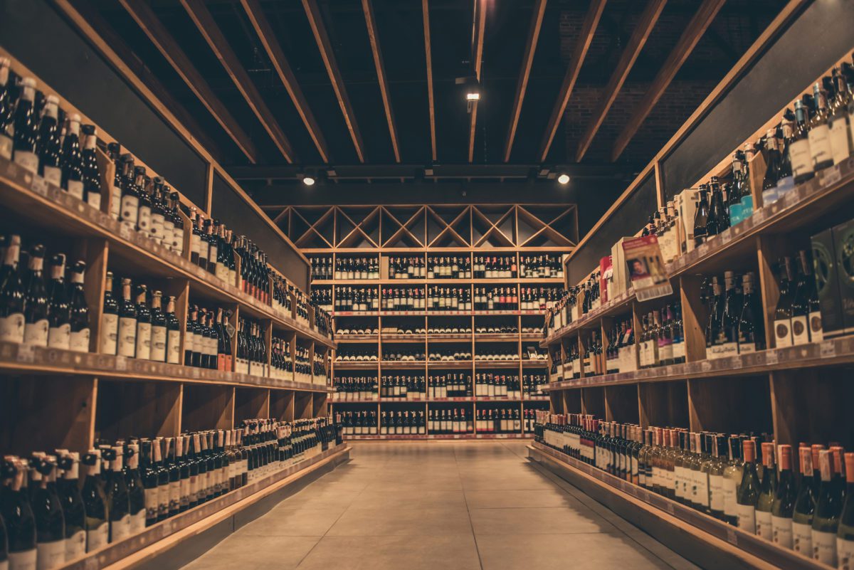 Photo of wine store