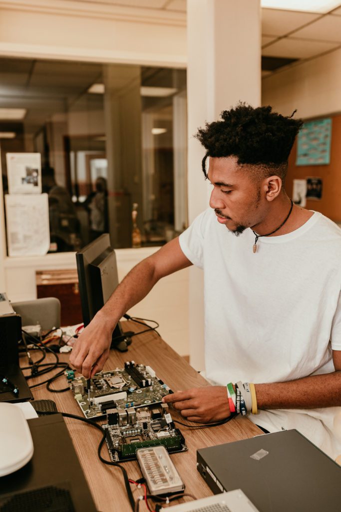 Hands-on learning helps students prepare for the modern-day workplace. 
Photo courtesy Oklahoma Panhandle State University