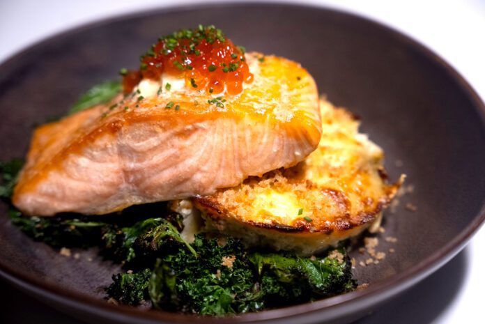 Salmon Stacked